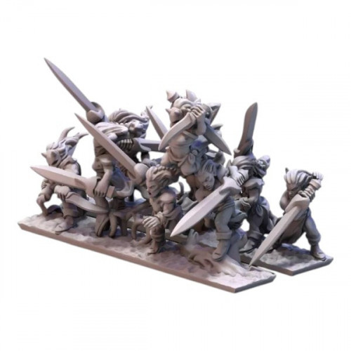  Minihammer Impression 3D Wood elves Wardancers 
