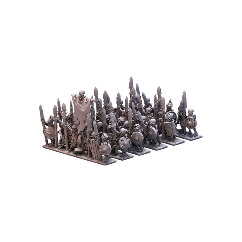 Morts vivants - skeleton warriors 10mm 