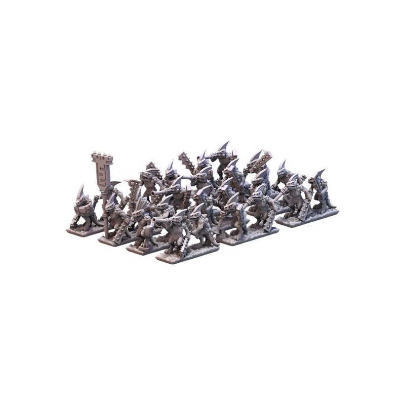 Forest dragon 3D Ancien sauriens Infanterie légère échelle 10mm 