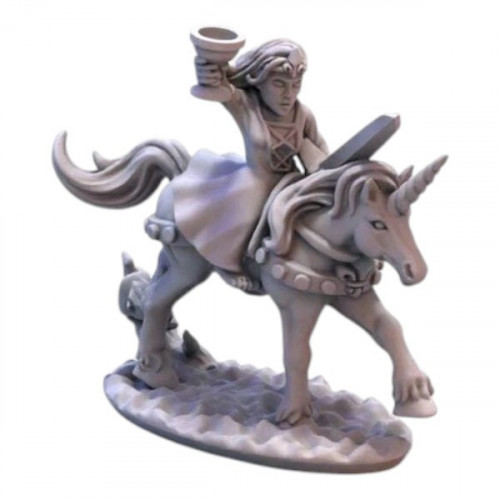 Chevaliers du Royaume - Sorciere sur licorne 