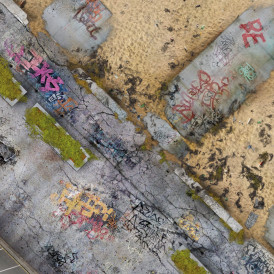 Unit - 9 The Beach V1- Tapis de jeu multi-format - Wargame surface premium 