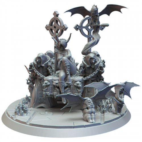 Immaterium God - Soeurs du chaos - Cour Blasphématoire 