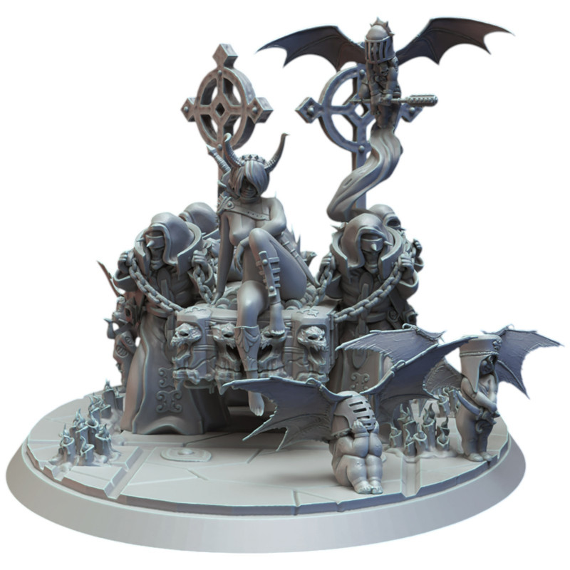Immaterium God - Soeurs du chaos - Cour Blasphématoire 