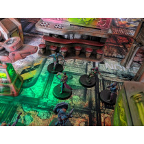 Décors Cyberpunk - Lampadaire ( avec ses leds ) 