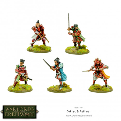 Pike and Shotte - Daimyo et retinue 