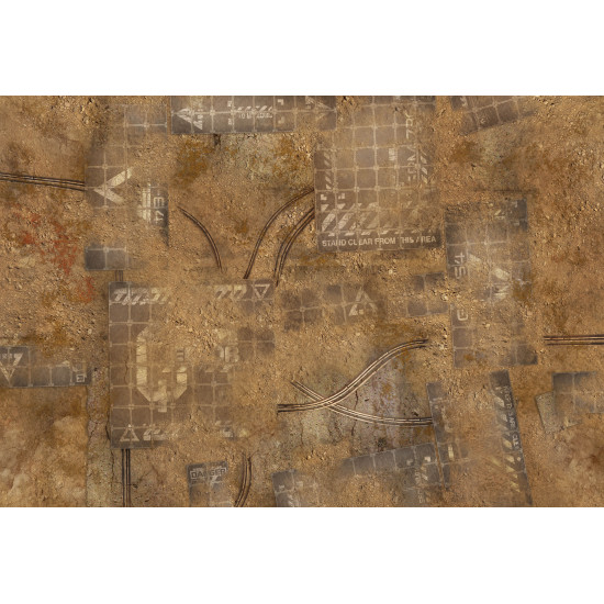 Unit - 9 Echobase- Tapis de jeu multi-format - Wargame surface premium 