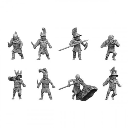 Old Battle Figurines Gladiators 