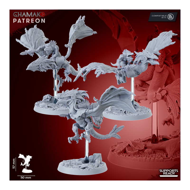 Hommes lézards - Pterodactyl Knights   