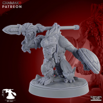 Hommes lézards - Gecko Hunting Pack with lances   