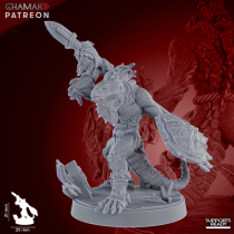 Hommes lézards - Gecko Hunting Pack with lances   