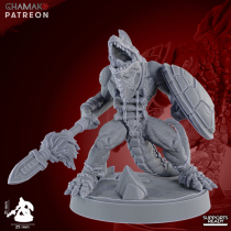 Hommes lézards - Gecko Hunting Pack with lances   