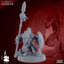 Hommes lézards - Gecko Hunting Pack with lances   