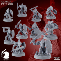 Hommes lézards - Geck'o Hunting Pack with sword   