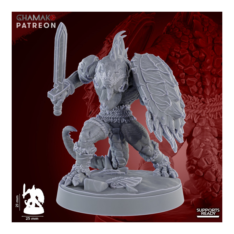Hommes lézards - Geck'o Hunting Pack with sword   