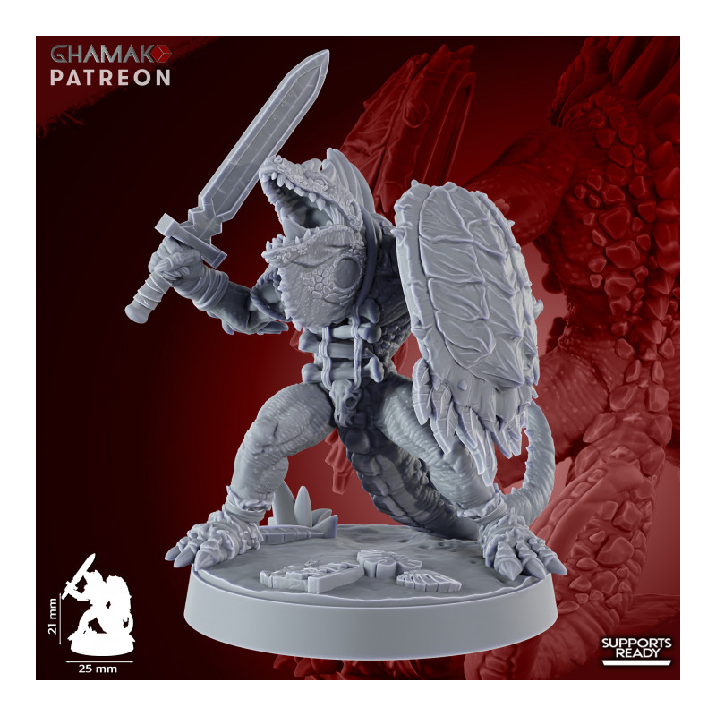 Hommes lézards - Geck'o Hunting Pack with sword   