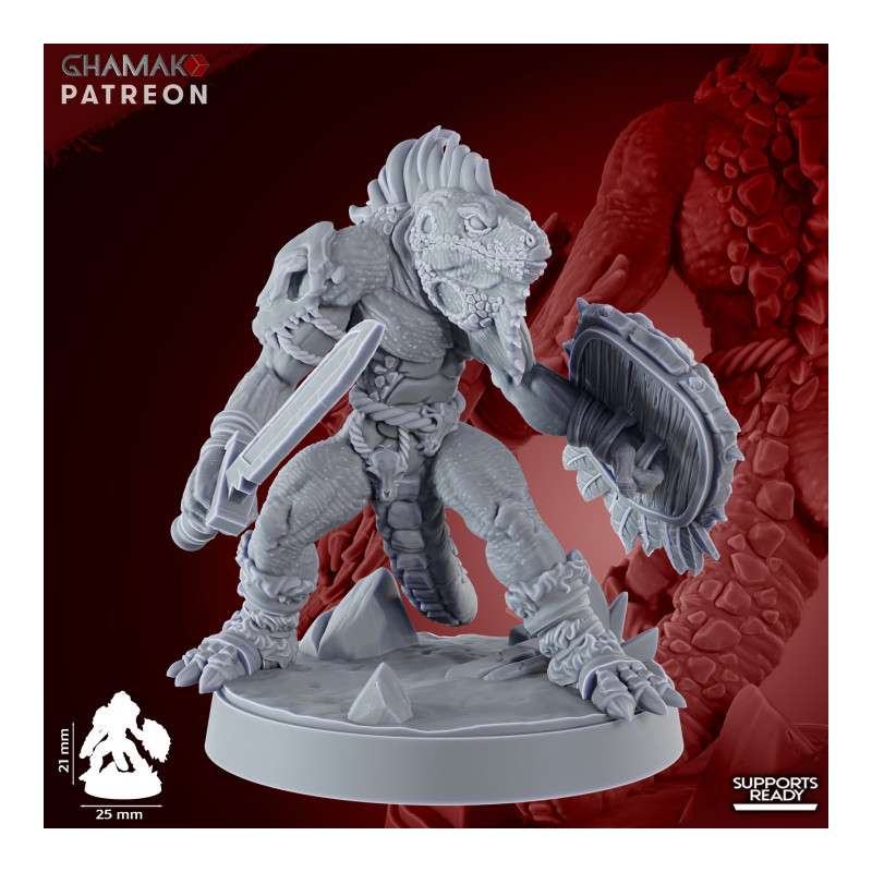 Hommes lézards - Geck'o Hunting Pack with sword   