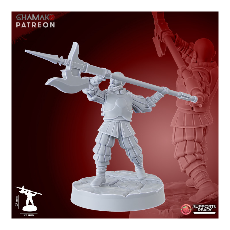 Humain - Empire Infantrymen Halberdiers   