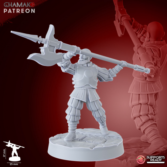 Humain - Empire Infantrymen Halberdiers   