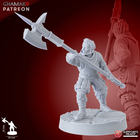 Humain - Empire Infantrymen Halberdiers   