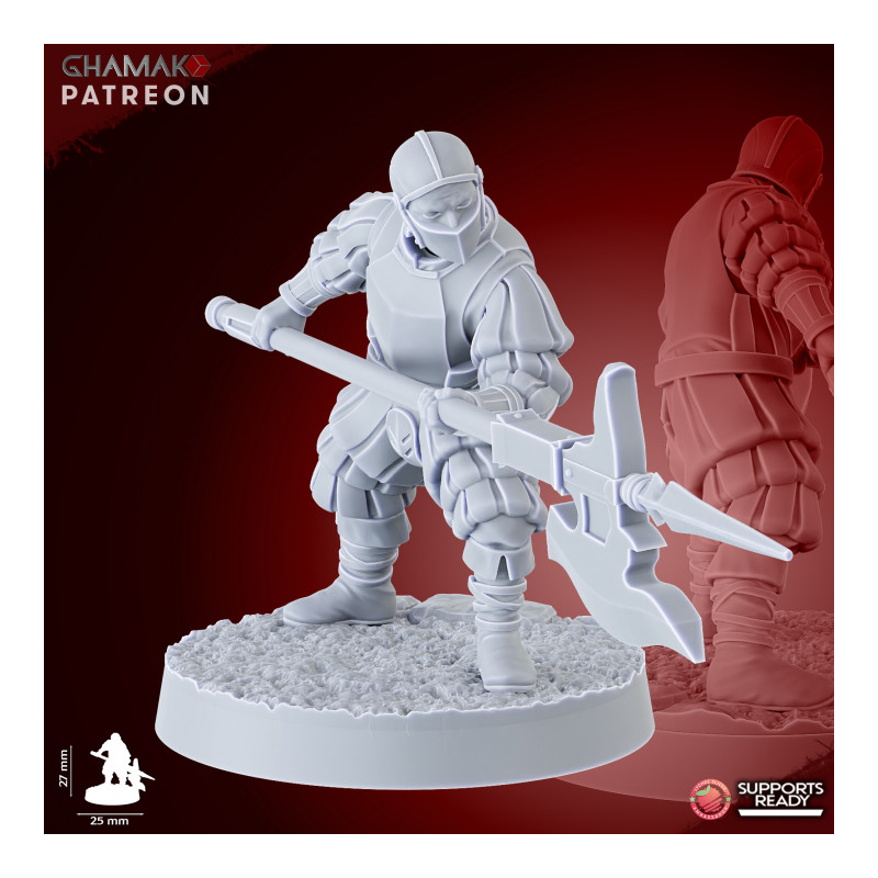 Humain - Empire Infantrymen Halberdiers   