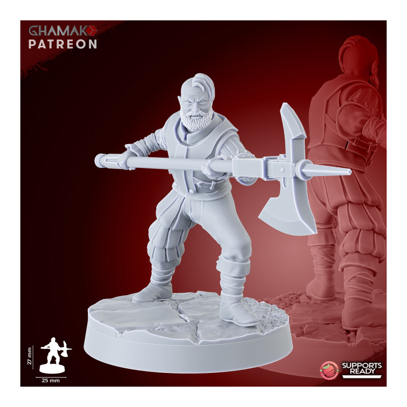 Humain - Empire Infantrymen Halberdiers   