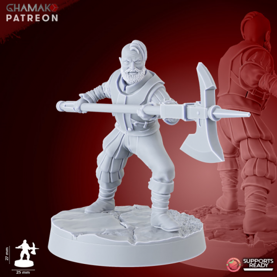 Humain - Empire Infantrymen Halberdiers   