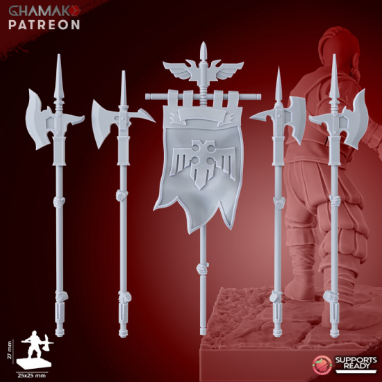 Humain - Empire Infantrymen Halberdiers   