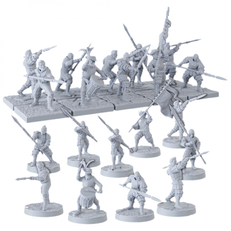 Humain - Empire Infantrymen Spearmen   