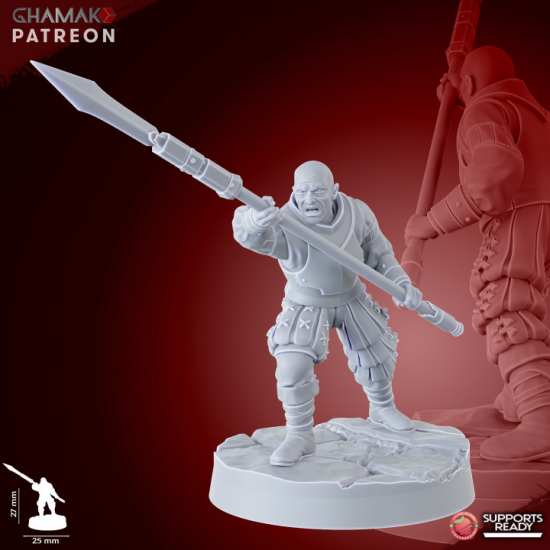 Humain - Empire Infantrymen Spearmen   
