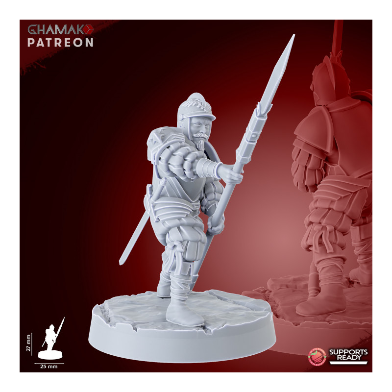 Humain - Empire Infantrymen Spearmen   