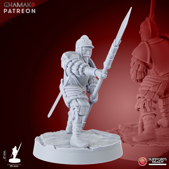 Humain - Empire Infantrymen Spearmen   