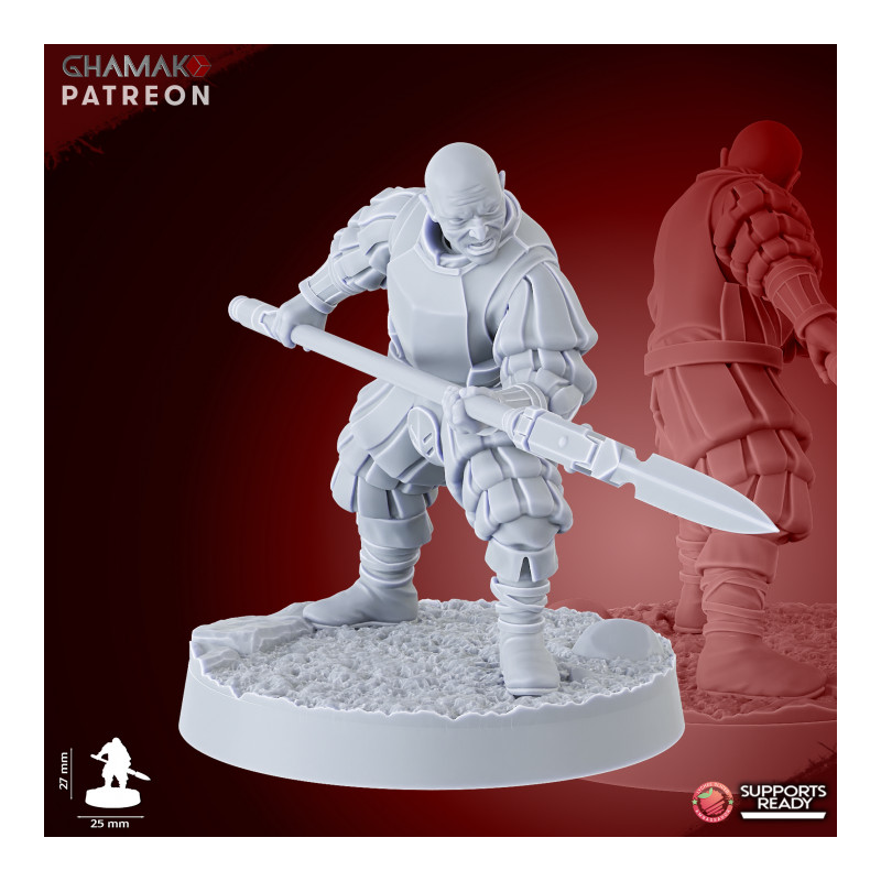 Humain - Empire Infantrymen Spearmen   