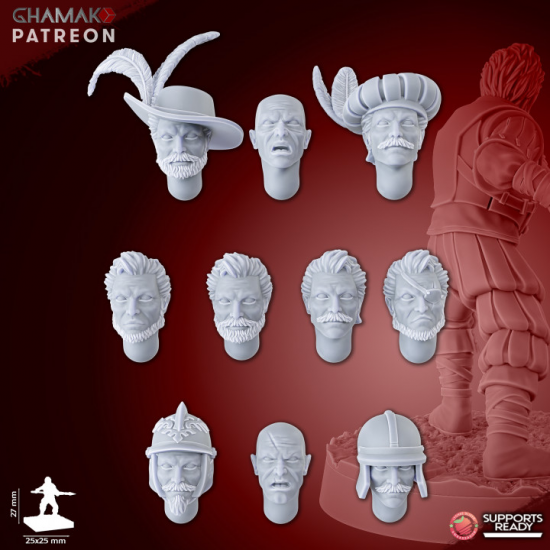 Humain - Empire Infantrymen Spearmen   