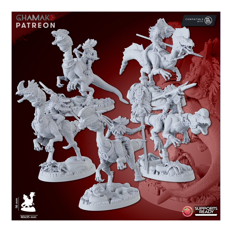 Hommes lézards - Parasauro Lancers   