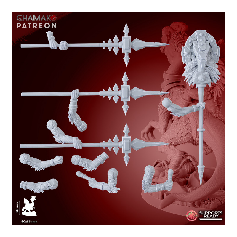 Hommes lézards - Parasauro Lancers   