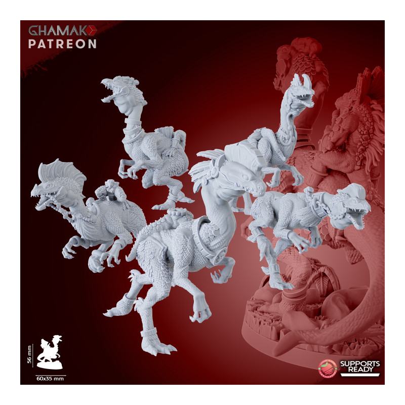 Hommes lézards - Parasauro Lancers   