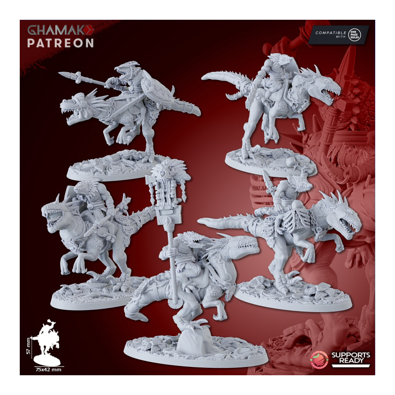 Hommes lézards - Parasauro Lancers   