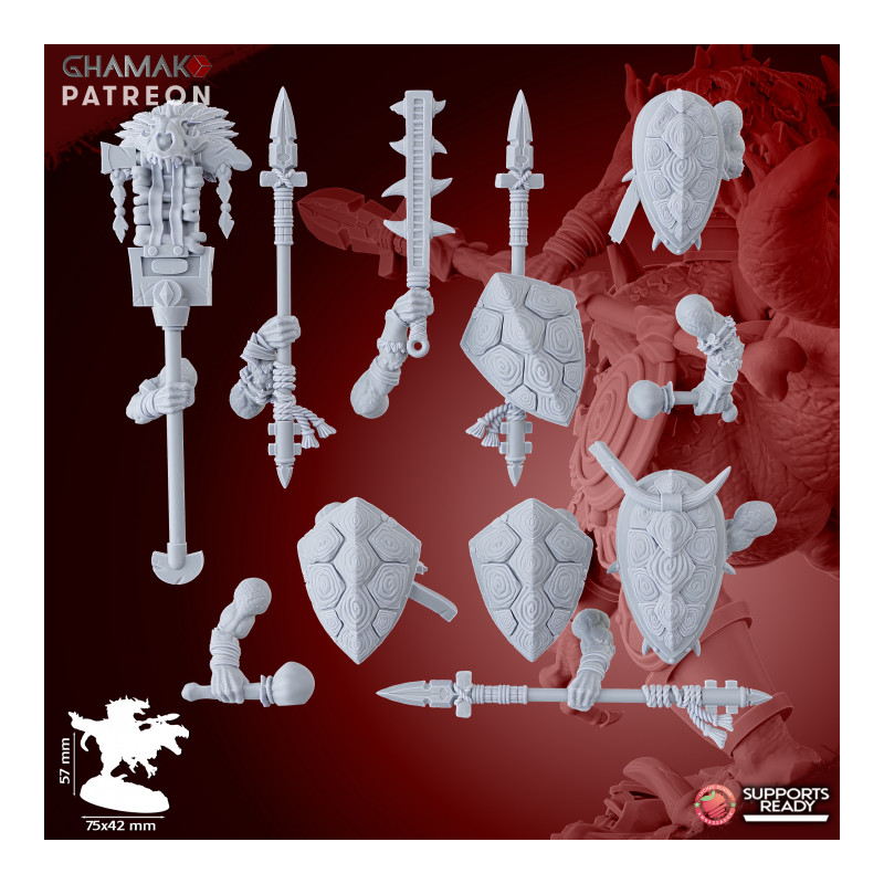 Hommes lézards - Parasauro Lancers   