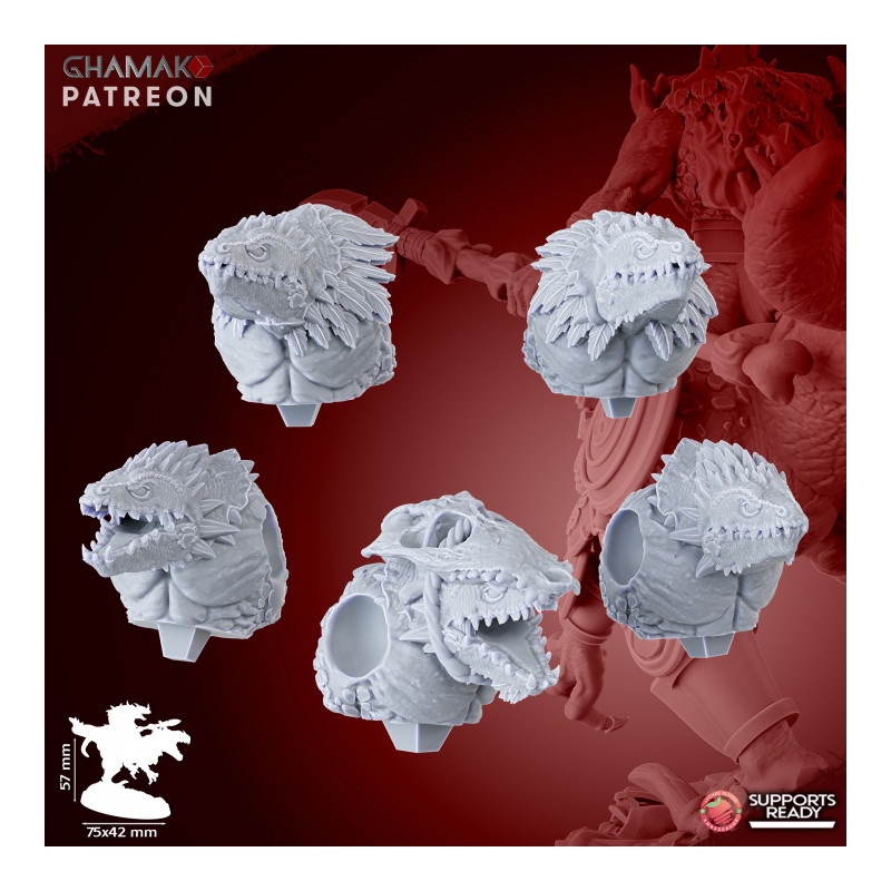 Hommes lézards - Parasauro Lancers   