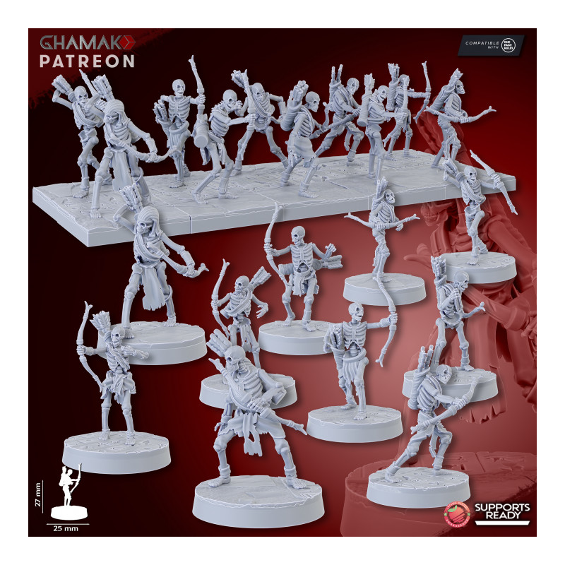 Sand Skeletons (Archers)
   
