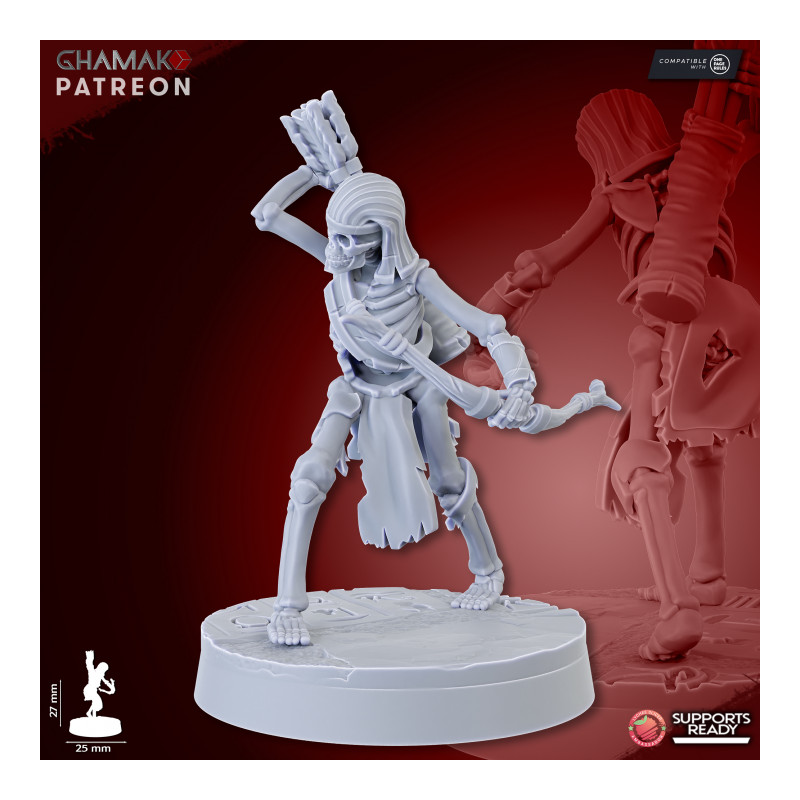 Sand Skeletons (Archers)
   