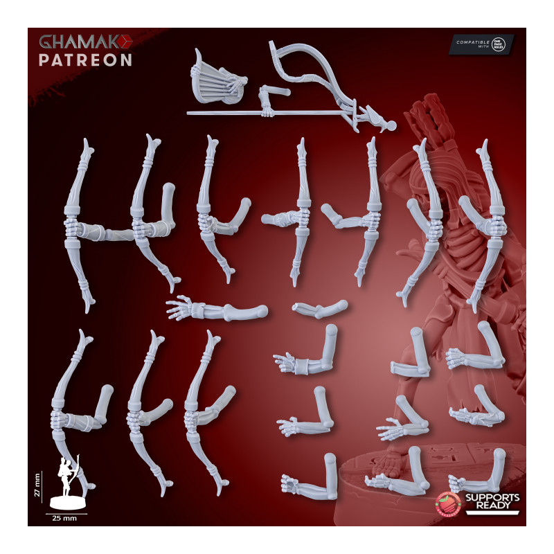 Sand Skeletons (Archers)
   
