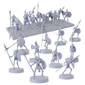 Morts vivants -Sand Skeletons (Spearmen)   