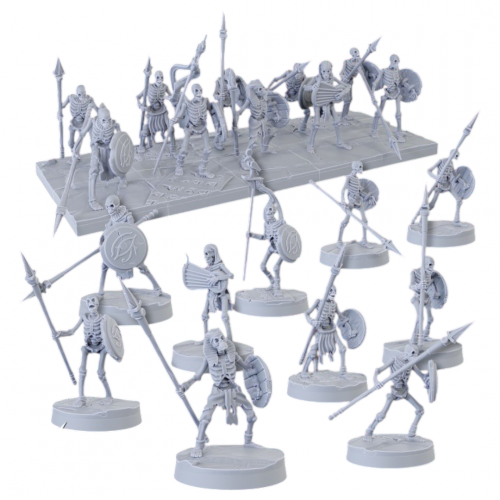 Morts vivants -Sand Skeletons (Spearmen)   