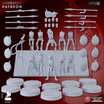Morts vivants -Sand Skeletons (Spearmen)   