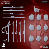Morts vivants -Sand Skeletons (Spearmen)   