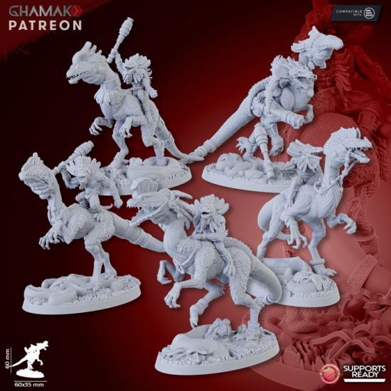 Hommes lézards - Parasauro Warlocks   