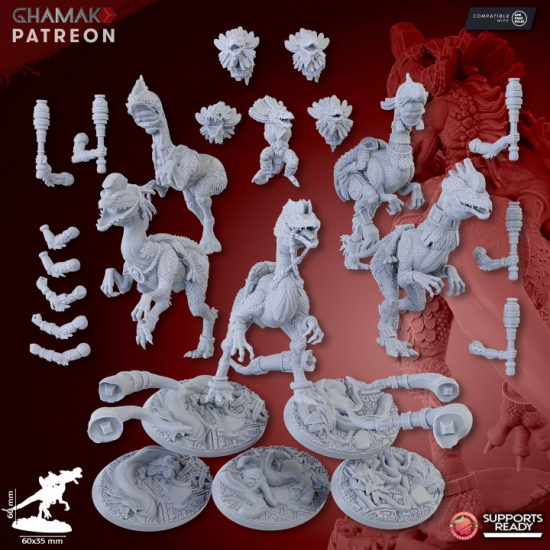 Hommes lézards - Parasauro Warlocks   