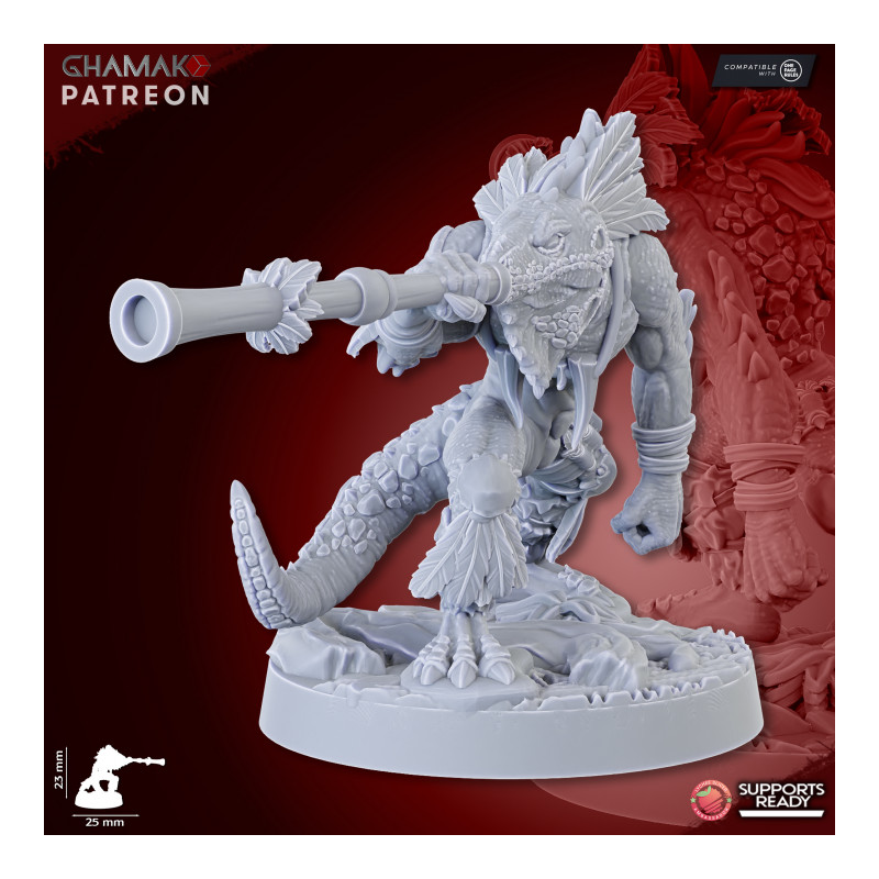 Hommes lézards - Wardens of the Stargods - Kitax Altail Guard 3  