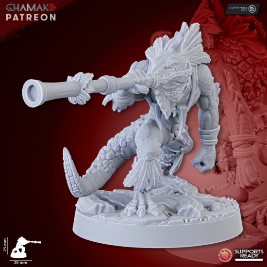 Hommes lézards - Wardens of the Stargods - Kitax Altail Guard 3  